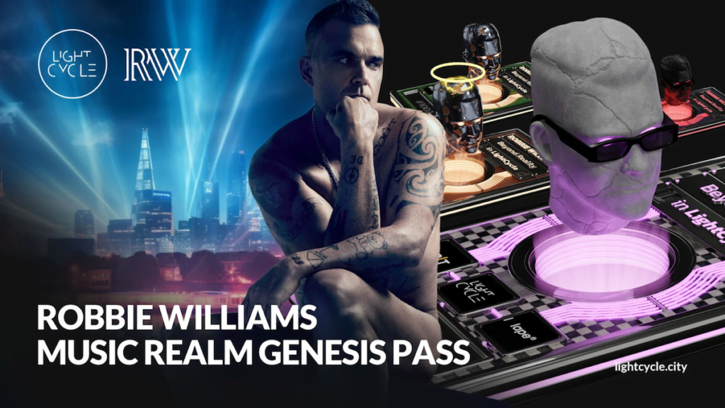 LightCycle Leads the Revolutionary Metaverse Concert: Collaborating with Robbie Williams to Create the Future of Music Experience